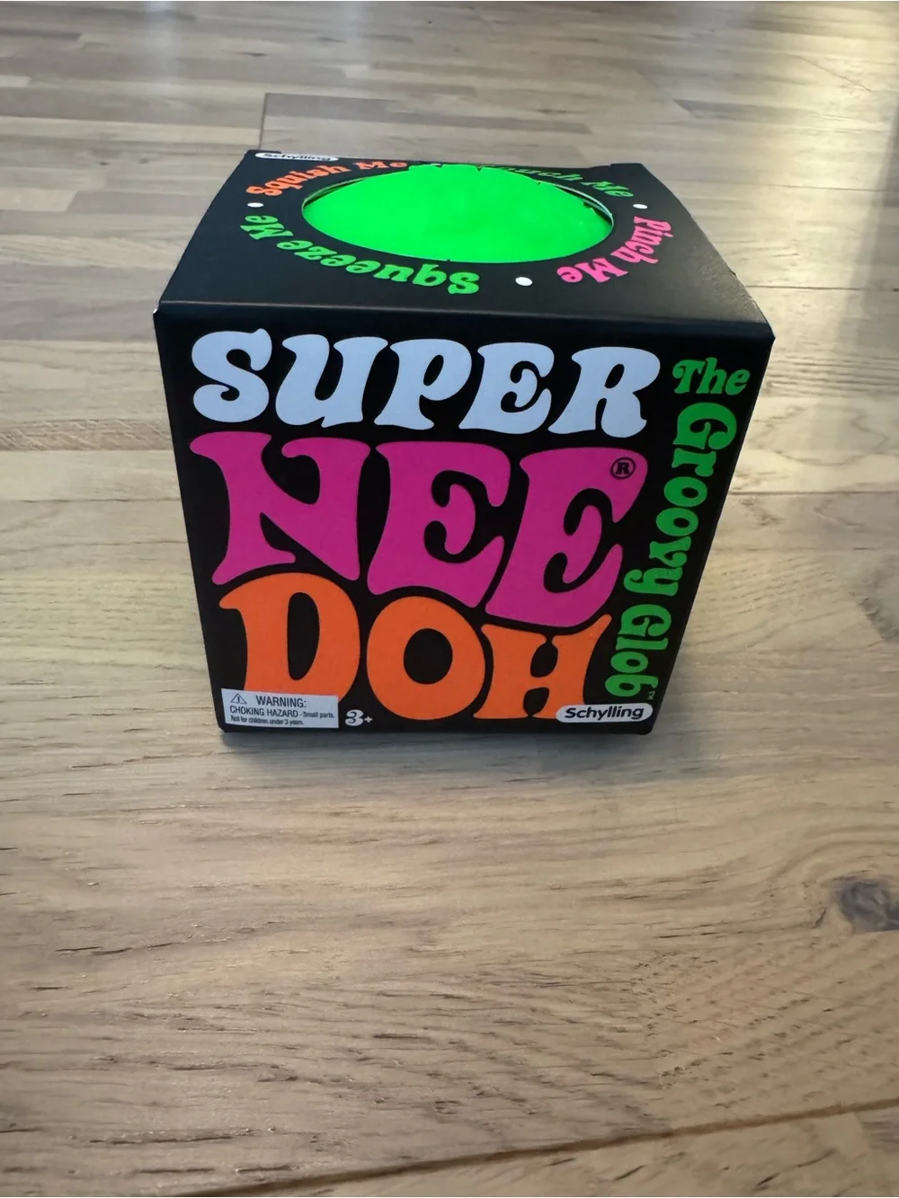 Needoh Super NeeDoh Groovy Glob Green Kids Stress Toy